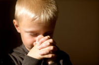 Praying child